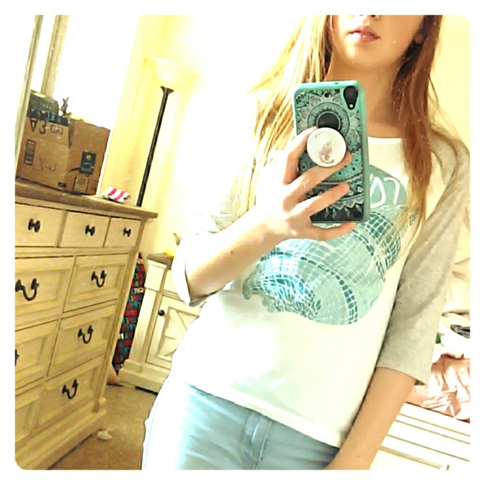 Roxy ocean theme tee shirt